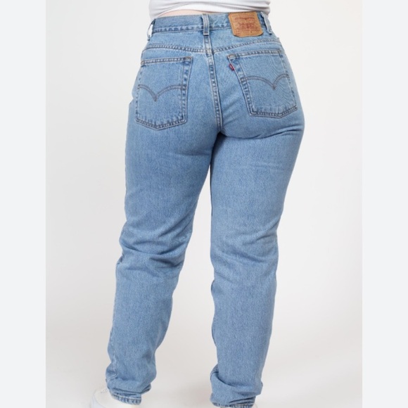 VINTAGE WOMENS LEVI’S 550 RELAXED FIT TAPERED LEG CLASSIC 100% COTTON HI RISE 16 - Picture 1 of 16